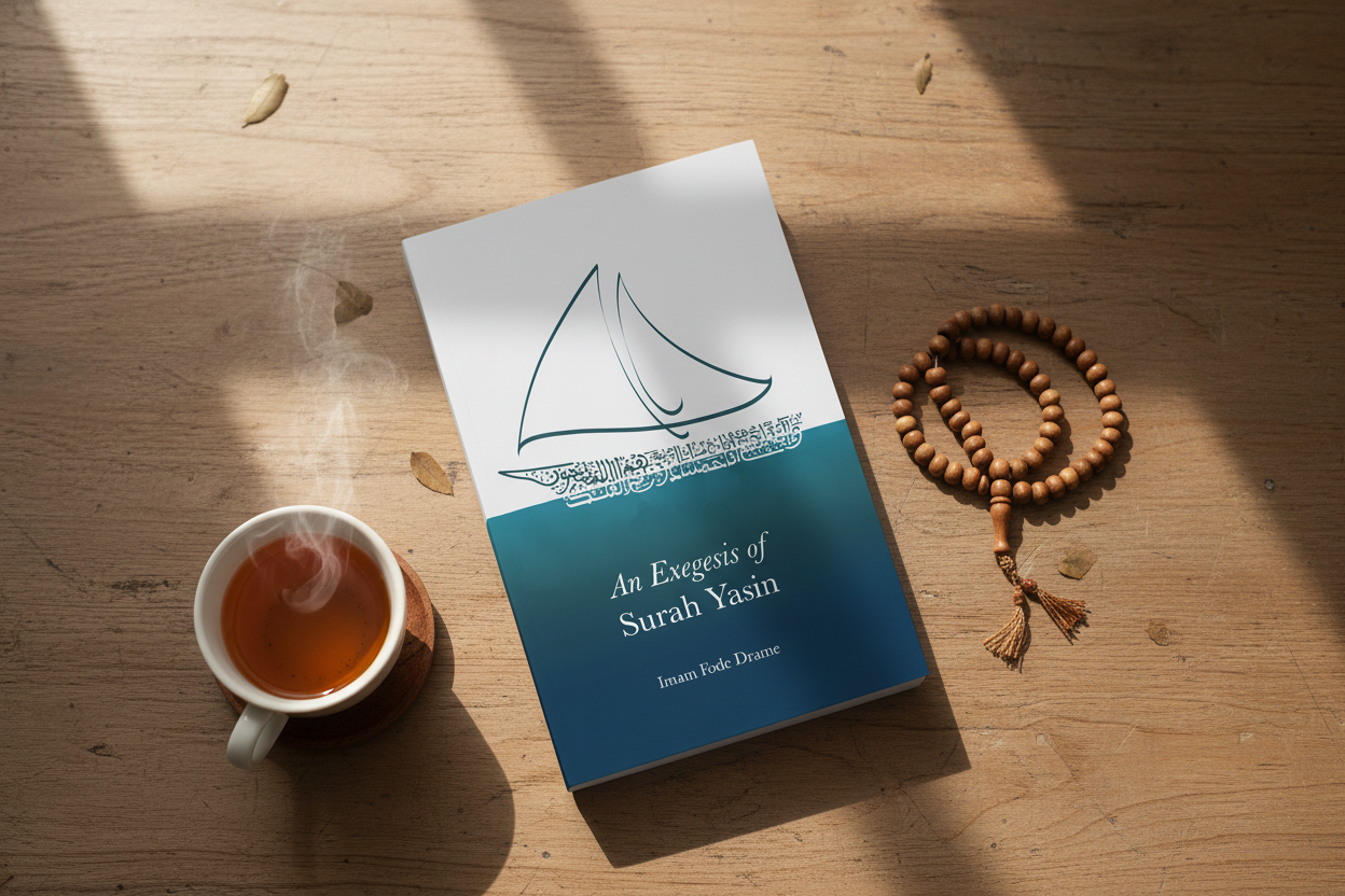 Book on desk with actual cover